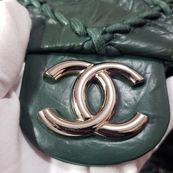 SOLD thank you! Auth Ultra stitch Jumbo Flap bag - Picture 12 of 16